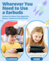 50 Pack Set 3.5mm Bulk Earbuds for Kids, Classroom Earbuds, Affordable in-Ear with Jack, Wired Headphones