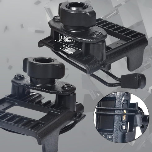 HYS (0.79-1.97inchs) Radio Scanner with Belt Clip Holder Clamp Mount for Mototrbo/Uniden Bearcat/Midland Handheld Radio