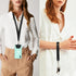 SHANSHUI Universal Phone Lanyard, Neck Strap and Wrist Tether Key Chain Holder for All Smartphones - Black