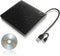 ERGOOCUSHION External DVD Drive USB 3.2 Gen 1 Slim Portable CD/DVD Burner, High-Speed