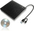 ERGOOCUSHION External DVD Drive USB 3.2 Gen 1 Slim Portable CD/DVD Burner, High-Speed