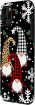 iPhone 11 Pro Max Case - Gnomes Buffalo Plaid Leopard Christmas Tree Santa Xmas Design