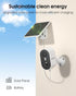 ARCCTV 4MP 2-Way-Audio, 2.4G/5G Security Camera Wireless Outdoor, Recharge Battery Powered WiFi Camera with Solar