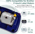 GREENCYCLE 2 Pack Compatible for Brother P Touch M Tape M231, 12mm, Black on White Label Refills