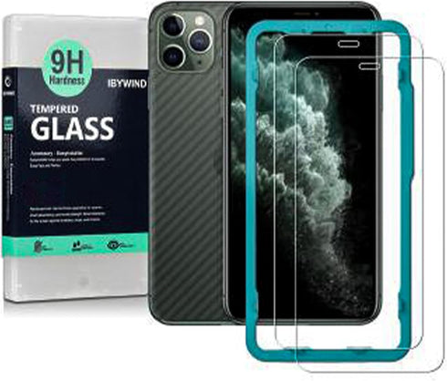 Ibywind Screen Protector for iPhone 11 Pro Max/XS MAX with 2Pcs Tempered Glass, 1Pc Camera Lens Protector