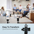 6amLifestyle Cell Phone Tripod Mount Adapter with 360° Rotatable Ball Head for Universal Smartphone Holder