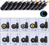 Laptop DC Power Adapter Kits, 41 PCS Universal 5.5 mm x 2.1 mm Tips Connector for Thinkpad Power Supply Plug