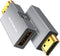 HDMI to Displayport Adapter, 1 Pack 4k@60Hz HDMI to DP Converter, Aluminium HDMI Male to DP Female Adapter