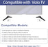 Yaotieci 32" 40" 43" 50" 55" 58" 60" 65" TV Mount Screws for Vizio TV Legs Screws, TV Stand Screw for Vizio TV