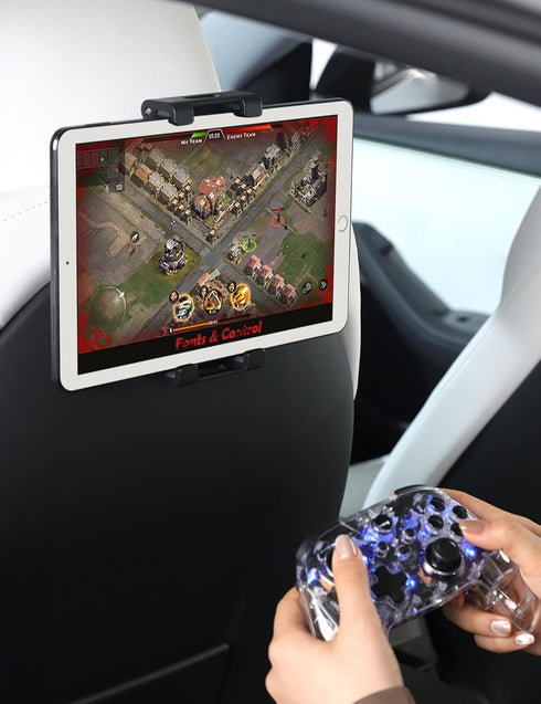 TPARTS Backseat Headrest Tablet Mount Holder for Tesla Model Y & Model 3, Fits iPad and Smart Phones