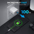 SABRENT USB C to USB C Charging Cable with Smart Display, 2M/6.6FT, 100W Charging and 480Mbps Data Transfer