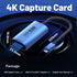 Guermok USB3.0 2K@30FPS 1080P@60FPS, 3, PS5/4, Video Capture Card, HDMI to USB-C Capture Device, Stream & Record at