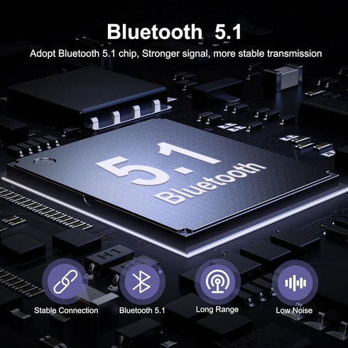 Bluetooth 5.1 Receiver for Home Stereo, Digital to Analog Audio Converter for TV, 3.5mm Bluetooth Aux Adapter, HiFi