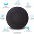 TYLT Shield Bezel Dual Pack | 15W Fast Wireless Charging Pad for Samsung, Apple, AirPods & Qi Devices, 2 Packs | Black