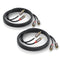 RCA Cables 2 Pack, Hi-Fi Sound, PVC Jacket, Shielded, 2-Male to 2-Male Audio Stereo Cable