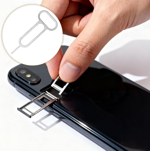 DIYEAH 300pcs Set Sim Card Ejector Tool with Keychain Mobile Phone Pin Removal Needle Universal Sim Card Pin for Cell