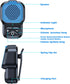 KAIY IPX6 10 Wearable Bluetooth Speaker with Mic, Portable Clip On Speakers Small Outdoor Wireless Speaker