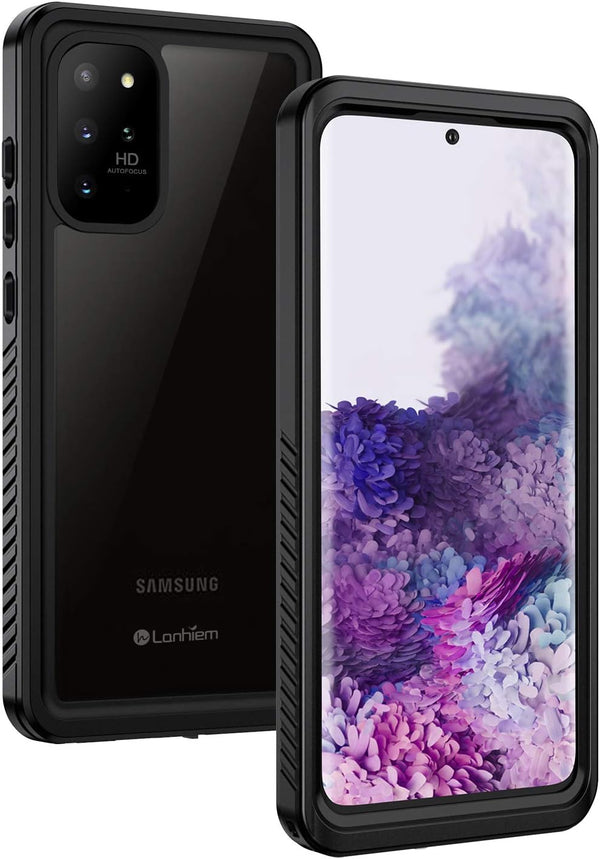 Lanhiem for Samsung Galaxy S20+ Plus Case, IP68 Waterproof Dustproof Shockproof with Built-in Screen Protector