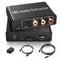 HDMI ARC Audio Extractor 4K@60Hz, 192KHz HDMI ARC Audio Adapter Converter Splitter