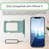 iPhone 11 Green SIM Card Slot Replacement, Single SIM Version Card Tray Holder Adapter with Waterproof Rubber Ring