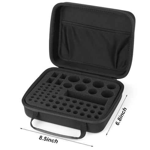 Waterproof Battery Organizer Storage Case with Tester BT-168, Holds 60+ AA AAA C D 9V Batteries (Batteries Not Included)