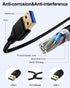 6ft, PS4, 2.0 6 USB to USB Cable Male to Male USB A To USB A Cable for WD Hard Drives, PC, Mac, Laptop, Xbox - USB Type