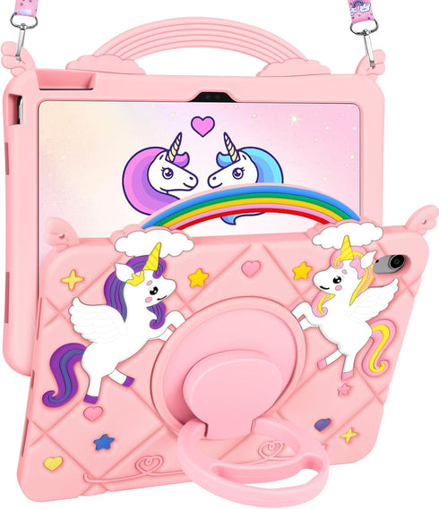 Uppuppy for iPad A16 Case/10th Generation Case - Girls Teens Cute Cartoon 10.9