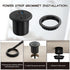 XBA 2inch Desktop Power Grommet - Recessed Power Strip with PD 20W USB C and AC Outlet