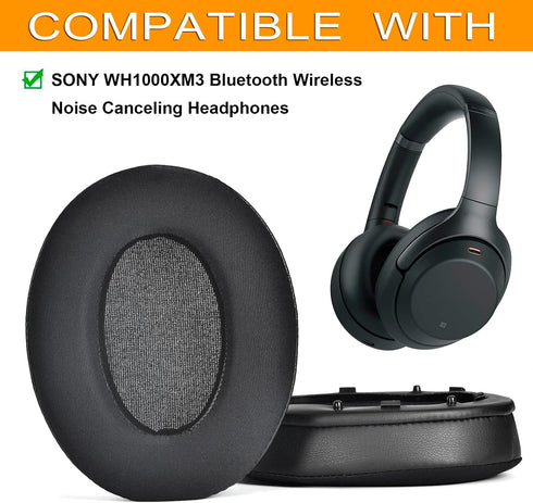 WH-1000XM3 Cooling Gel Ear Pads Replacement Cover Cushions Compatible with Sony WH-1000XM3 (WH1000XM3) Headphones