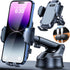 HTU 2024 Ultimate Car Phone Mount, Strongest Suction & Military-Grade Holder for Dashboard Windshield