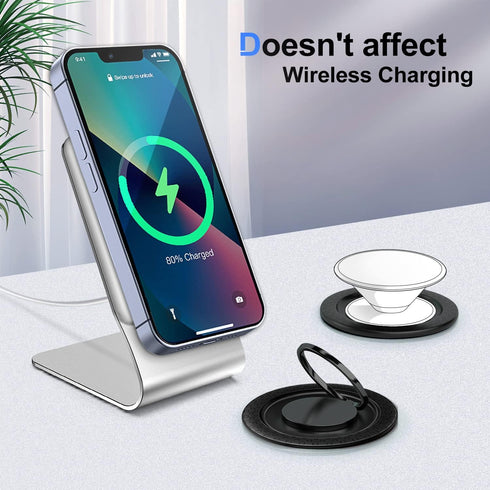 Lendouble Magnetic Disk Base for Magsafe Accessories - Removable Magnet Plate Compatible with iPhone 15/14/13/12 Pro