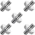 Alrhso 1/4" Male to 1/4" Male Camera Threaded Tripod Screw Adapter Double Head