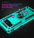Androgate Samsung Note 9 Phone Case, Galaxy Note 9 Case with 3D PET Screen Protector, Military-Grade Ring Holder, Teal