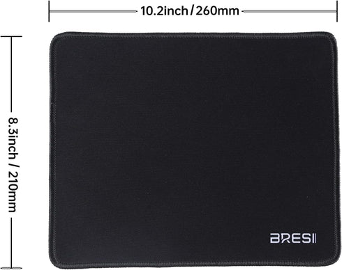 Ergonomic Bluetooth Mouse and Mouse Pad for Laptop, Silent with 3-Levels DPI, USB Nano Receiver for Android PC Notebook
