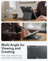 ESR 11 Inch (M5/M4) 2025/2024, for iPad Pro Case Vertical Stand Cover, Multi Stand Angles, Ultra-Stable Case