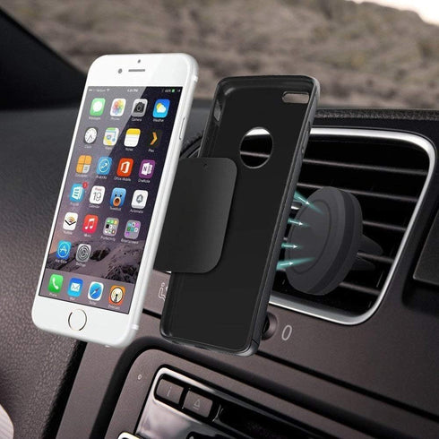 Best Tek Mount Metal Plate - Phone Magnet Sticker, 8 Pack for Magnetic Mount