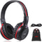 SIMOLIO IR Headphones for Car DVD, Infrared Headphones Kids Universal 2 Channel, Wireless with Bag & 3.5mm AUX Cord for