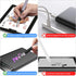 Honiha Stylus Pen for iPad, 3 in 1 Magnetic Pencil with High Sensitivity Disc, Fiber & Rubber Tip - Space Grey