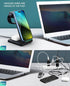 Wireless Charging Station, 3 in 1 Fast Desk Charger for iPhone 15/14/13/12/11 Pro Max, AirPods, iWatch Series