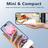 UPEB 5000mAh 2 Packs Pack 14/13/12/11/XR/X/SE/8/7/6 Small Portable Charger for iPhone with Built in Cable, MFi