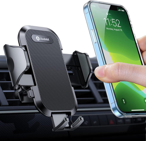 andobil 2026 Upgraded Car Phone Holder Mount for Vent, Military Sturdy Metal Clip