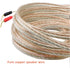 XMSJSIY RCA to Banana Pin Type Plug Speaker Wire, HiFi OFC Gold Plated RCA Male to Dual Banana Pin Plug for Amplifiers