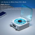 The Waves Vinyl Player, Bluetooth Speaker, 2024 New Portable Vintage Speaker with Adjustable Light and Time