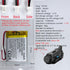 803040 3.7v 1100mAh Lithium Ion Battery Replacement for Sena 10C and 10C Pro Motorcycle Bluetooth Headset and DIY
