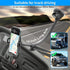 Heavy Duty Gooseneck Car Phone Holder 14'' for Truck, Flexible Long Arm, Anti-Shake Stabilizer, Suction Cup Mount