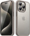 JETech iPhone 15 Pro Case 6.1-Inch, Shockproof Military Grade, Frosted Translucent Back, Anti-Fingerprint (Natural