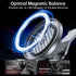 SYNCWIRE MagSafe Car Mount for Universal Dashboard & Tesla Screen, Kevlar Silver Magnetic Phone Holder for iPhone 16