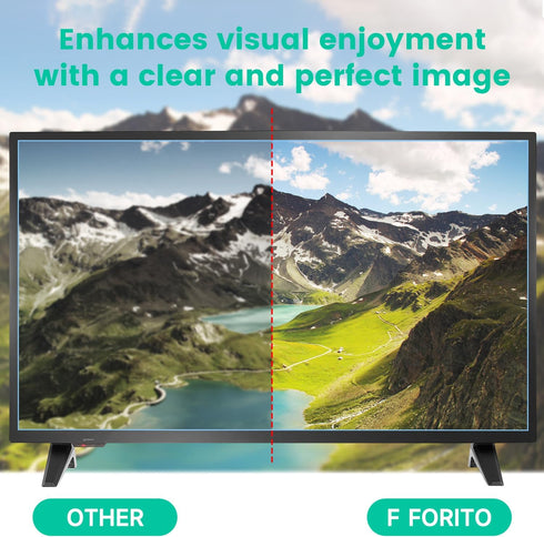 32 Inch 16:9 32" 4K F FORITO Anti Blue Light Matte TV Screen Protector, Eye Protection Anti Glare Computer Screen Cover
