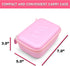 CASEMATIX Camera Travel Case for PROGRACE, Ourlife, Dragon Touch and More Waterproof Toy Camera Video Recorders - Pink
