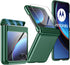 Shop Motorola Razr Plus Case - Ultra Thin Matte PC, Built-in Screen Protector, Magnetic Hinge Protection (Green) 2023.